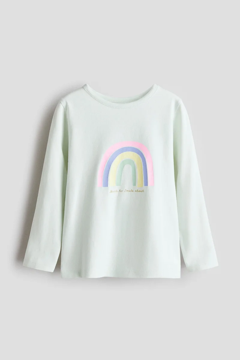 H&M Printed jersey top